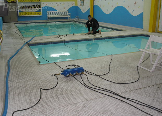Detecção simultânea de piscinas