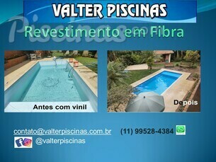 Revestimento em Fibra de vidro (antes Vinil - Depois Fibra)