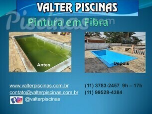 Pintura em Piscina de Fibra