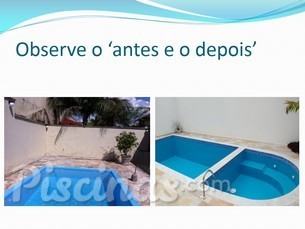 Reforma e Pintura piscina Fibra - 10% desconto na promoção